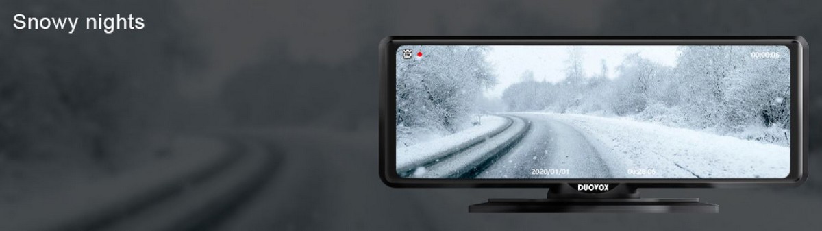 kamera do auta do sněhu duovox v9