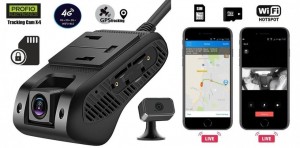 4G LTE kamera do auta duální + GPS sledování - PROFIO X4