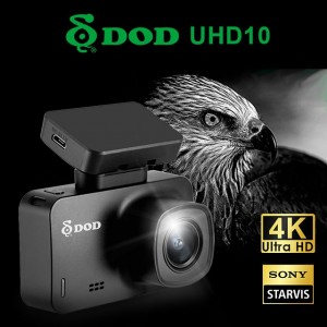 4K kamera do auta - DOD UHD10 s GPS + 170° záběr + 2,5" displej